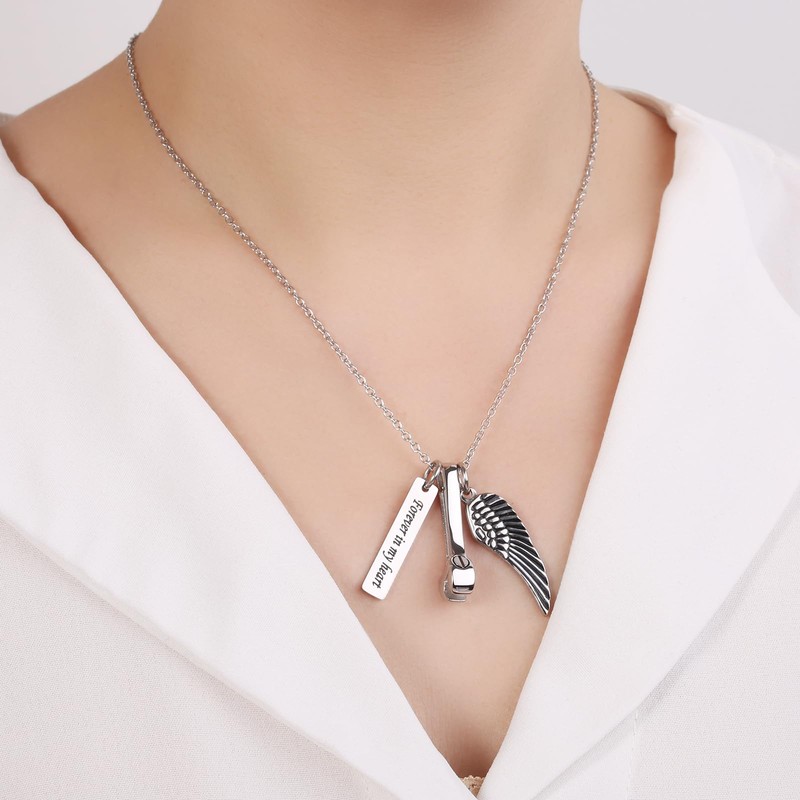 Wrench Urn Neklace For Ashes For Men Stainless Steel Cremation