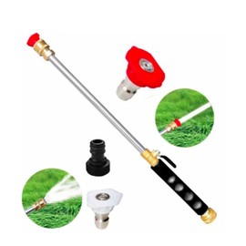 MIZORLIE Garden Hose Nozzle Power Cleaning Wand with 2 Different High-Pressure Nozzles, Ideal for Cleaning Drains, Patios, Cars, Pets, Windows, and Glass