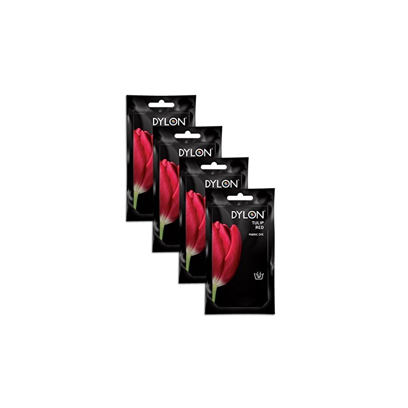 4 X DYLON Tulip Red Hand Dye 50g
