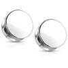 Pierced Owl Solid Stainless Steel Saddle Plug Gauges, Sold As