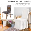NICEEC Spandex Chair Covers for Dining Chairs Covers Set of