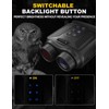 4K Night Vision Goggles - 5000mAh Rechargeable Infrared Binoculars with