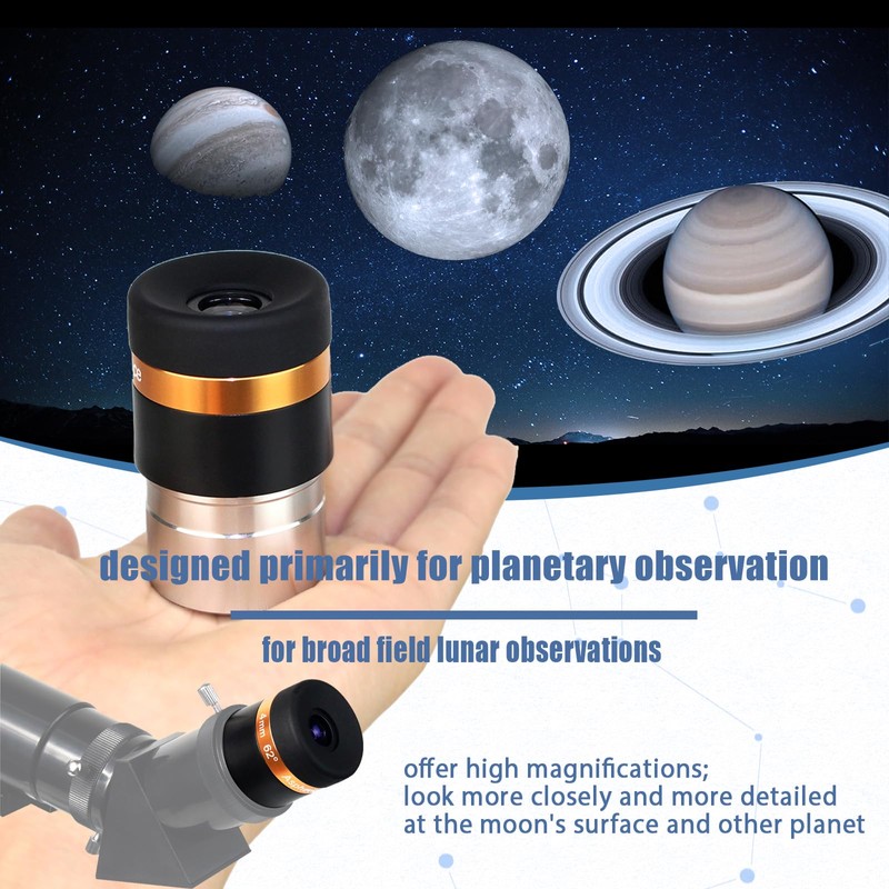 Svbony 4 mm Wide Angled Ocular 62 ° Aspherical Lens