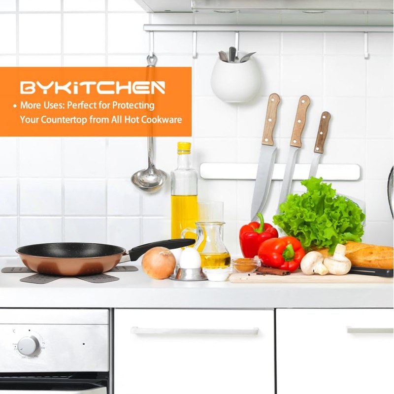 BYKITCHEN Pan and Pot Protectors, Larger & Thicker Pan Protectors
