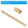 PATIKIL 350 Grain Archery Arrow Brass Insert, 6 Packs Insert