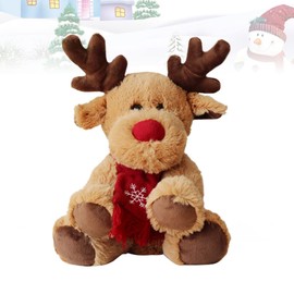Abaodam Rudolph The Red Nosed Reindeer Christmas Stuffed Animal Plush for Winter Home Bedroom Car Decoration