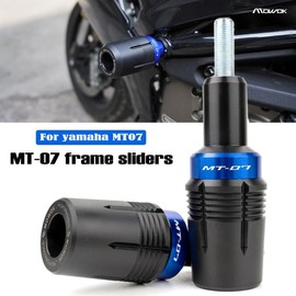 CCYYMOWOK Motorcycle Accessories for Yamaha MT-07 fz07 MT07 Tracer mt 07 2014-2021 2022 2023 2024 Crash Pads Fall Protection Frame Protection (Grey)