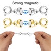 Magnetic Necklace Clasps and Closures, 8 Pack Gold and Sliver