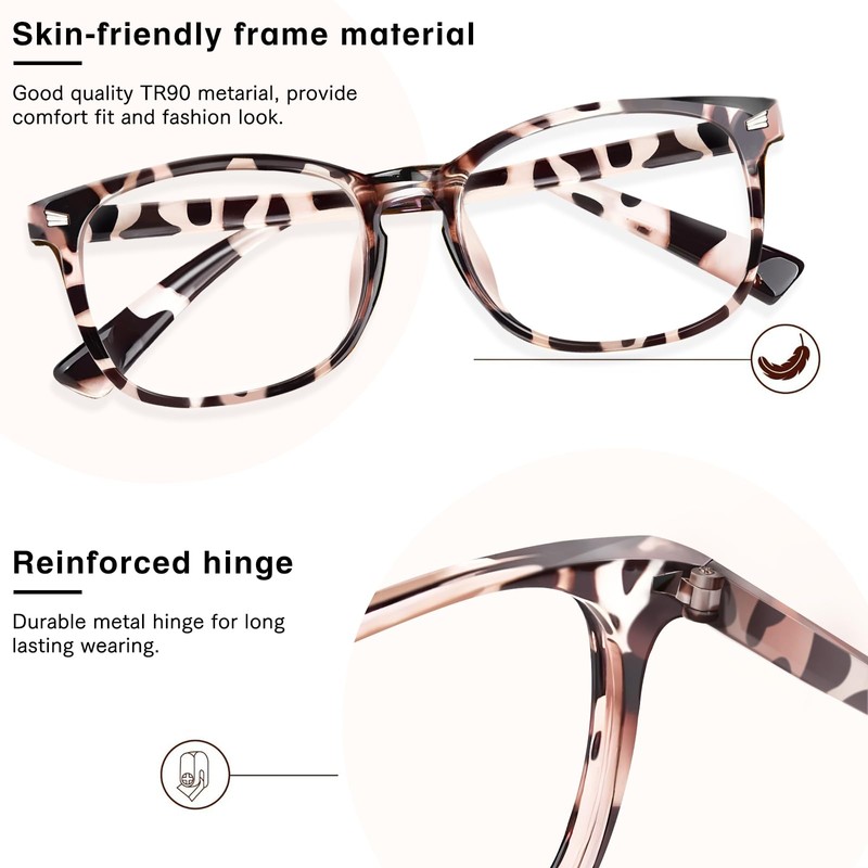 WINTOO Blue Light Glasses for Woman Men | 99% Blue