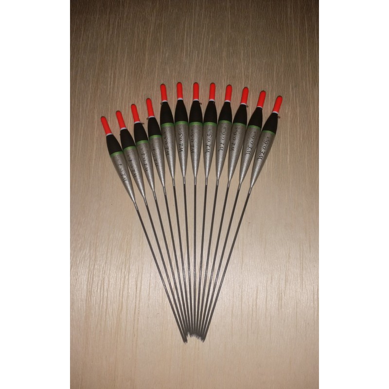 12 x Assorted Pole Floats (Pack 310R12)