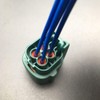 1 conector de 4 pines de 4 vías para sensor