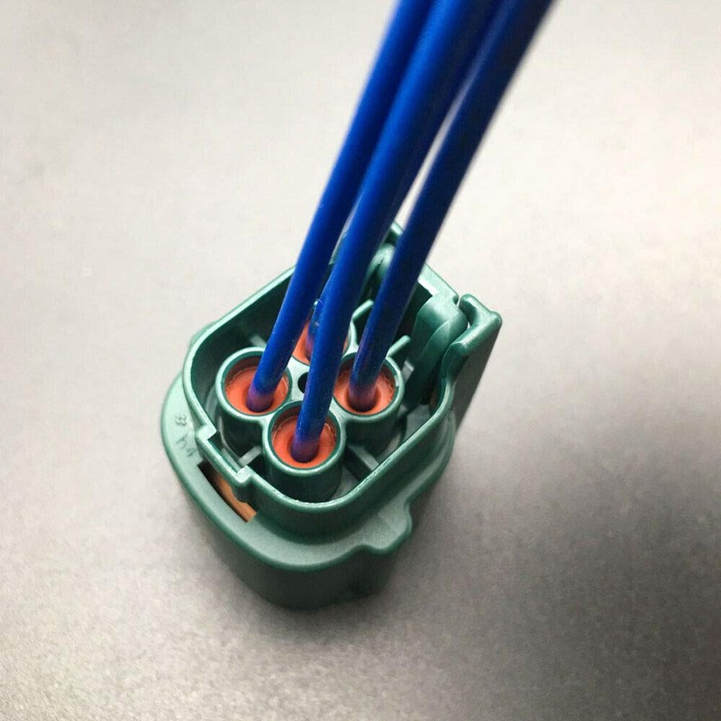 1 conector de 4 pines de 4 vías para sensor