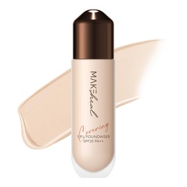 MAKEHEAL 1.P.L FOUNDAISER FOUNDATION matte finish, liquid foundation with wand, long lasting full coverage, blendable, 28g 0.99 fl Oz [19-N PURITY]