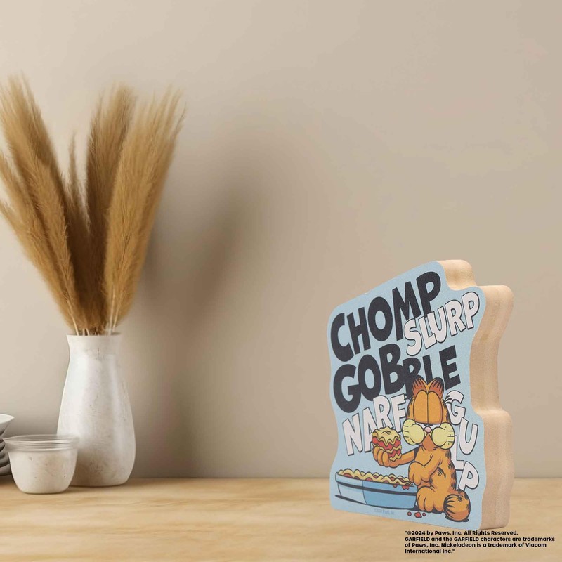 Garfield Chomp Slurp Gobble Lasagna Shelf Sitter Decor - Chunky