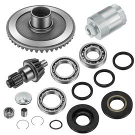 Rear Differential Final Drive Pinion Ring Gear Bearings Seals Tool Kit for Honda Recon 250 TRX250EX TRX250X TRX250 1997-2023 OEM# 41431-HM8-000 41421-HN5-670 91271-HC4-004