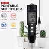 EVTSCAN Soil Tester, Soil Moisture Light pH Meter, Portable Soil