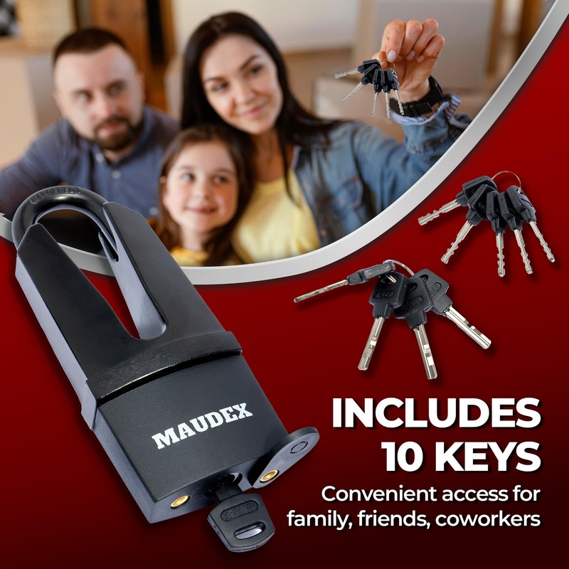 Maudex® MDL60 High Security Padlock for Outdoor Use - [10