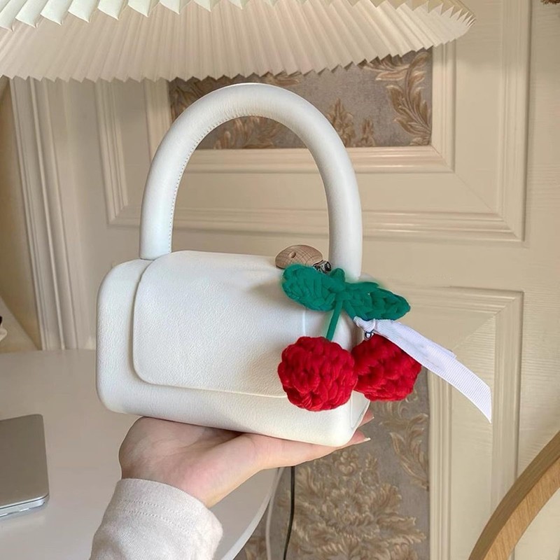 Car Rear View Mirror Hanging Accessory, Cute Cherry Car Accessories,