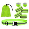 Reflective Safety Running Vest for Men Reflective Belt Reflectors Vest,