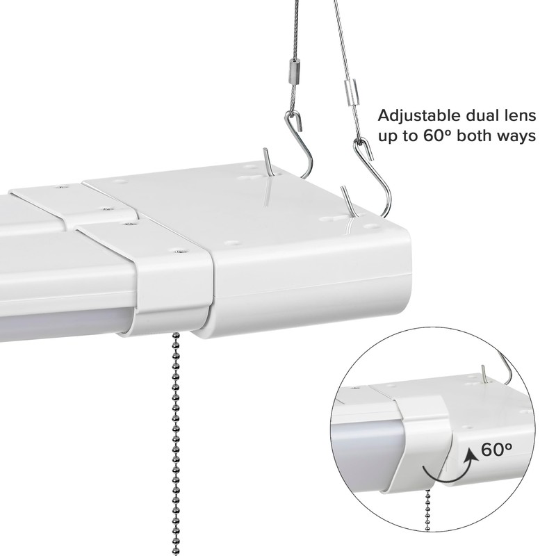 Maxxima 2 ft. Utility LED Adjustable Shop Light Fixture -