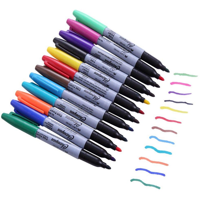 Tattoo Skin Permanent Marker,New Star Tattoo Marking Scribe Pen Permanent