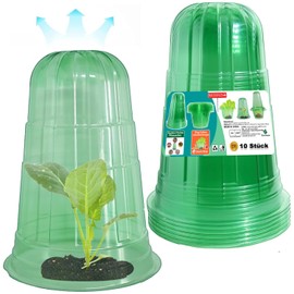 Emyimom Plant Hat, Plant Cones for Salad Plants to Protect Against Birds, Snails, Frost or Weather - Protects Plants from Animal Eating, Can Be Used with a Snail Collar
