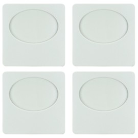 Sunlite 40851 Slim Fluorescent Glow Oval Nightlight, Soft Glow, Low Energy Consumption, for Bathrooms, Hallways, Bedrooms, Kitchens, UL Listed, 4-Pack