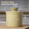 PriorityChef French Butter Crock with Lid, Keep Butter Spreadable &
