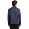 SPORT-TEK Sport-Wick Textured 1/4-Zip Pullover ST860, True Navy, Large