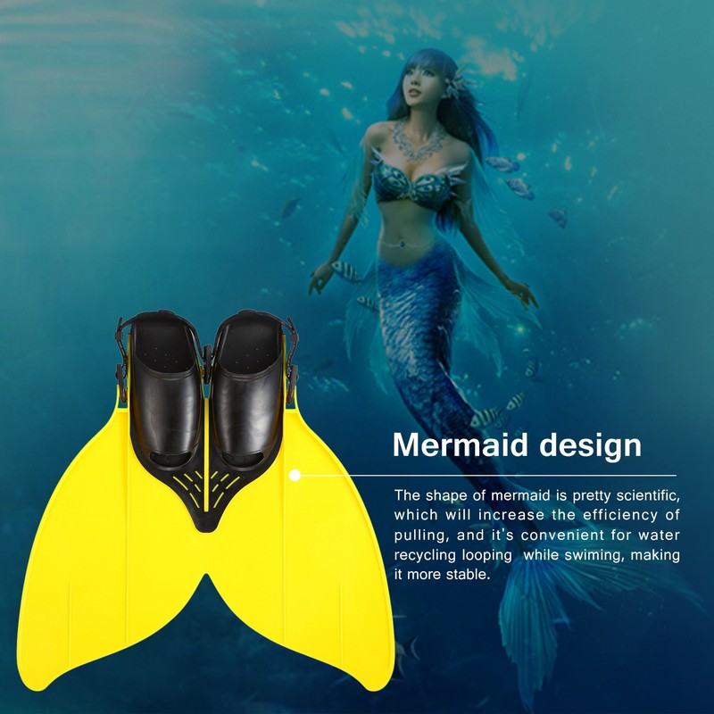 Youth Children Girl Boy Diving Mermaids Tails Monofin Flippers Swimming