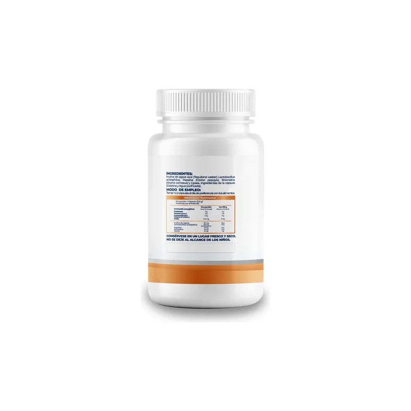 Enzimas Digestivas 500mg - 300 Cápsulas Pack Sabor Sin Sabor