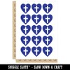 Cross in Heart Christian Temporary Tattoo Water Resistant Fake Body