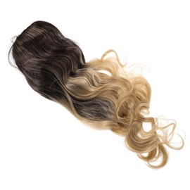 Healvian Womens Long Wavy Wig with Bangs Gradient Color Synthetic Hair Wig for Parties Festivals Casual Wear Realistic Texture Lifelike Appearance for Daily Use Cosplay