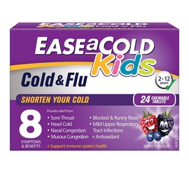 Ease A Cold Kids Cold & Flu Chewable Berry Tab X 24