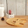 BinaryABC Eid Ramadan Kareem Moon Star Wood Serving Platters Wooden