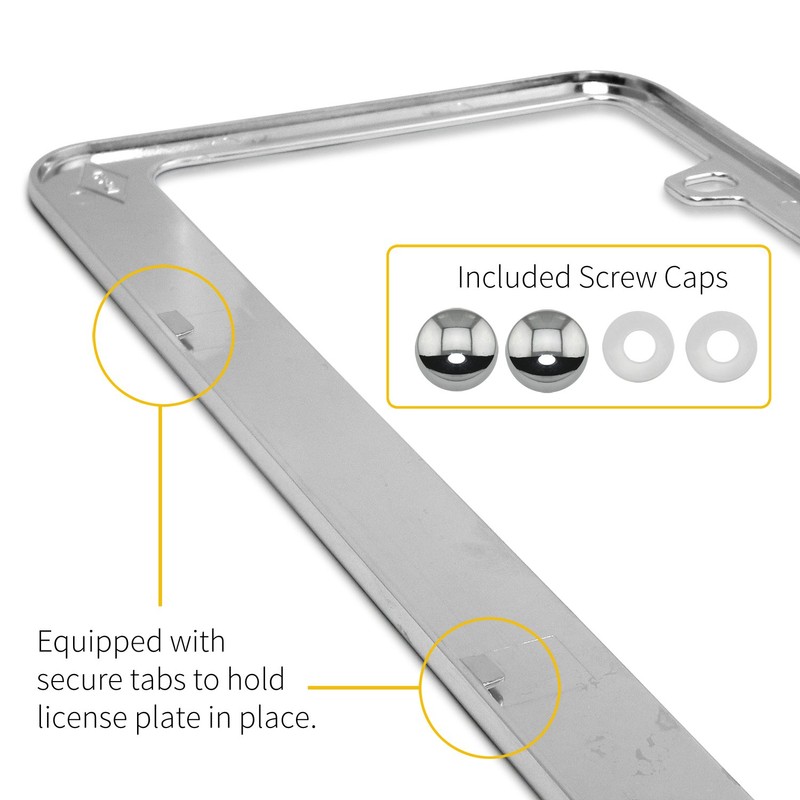 iPick Image for - 392 HEMI Mirror Chrome Metal License