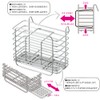 Wahei Freiz SUI-6079 Dish Drainer, Cutlery Pocket, Large, Stainless Steel