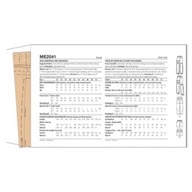 Know Me Men's Convertible Pants and Shorts Sewing Pattern Kit, Design Code ME2041, Sizes 34-36-38-40-42