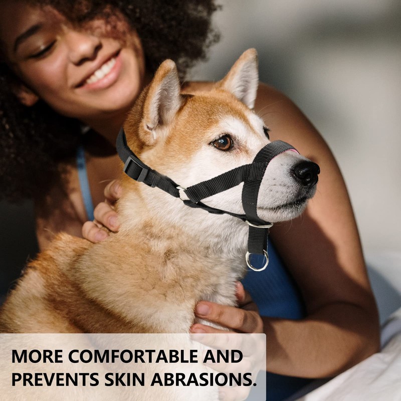 ILEPARK ILEPARK Dog Head Collar with Soft Fabric, Headcollar for