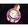 10MM X 650MM PINK BIKE BICYCLE LOCK RESETTABLE 4 DIGIT