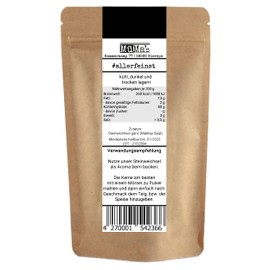 allerFeinst! - Mahlep Steinweichselkernne Steinweichsel Mahlab Mahleb Rock Cherry Seeds, Whole - Tsoureki Spice (Greek Easter Bread), Pack of 1 (1 x 100 g)