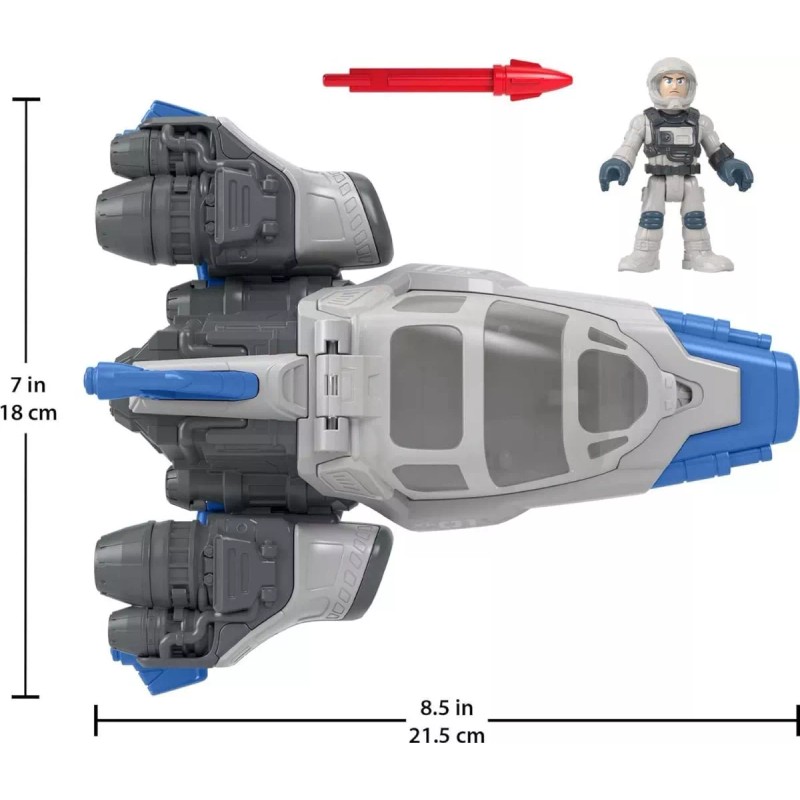 Imaginext Nave Espacial 22 Cm + Figura De Buzz Lightyear