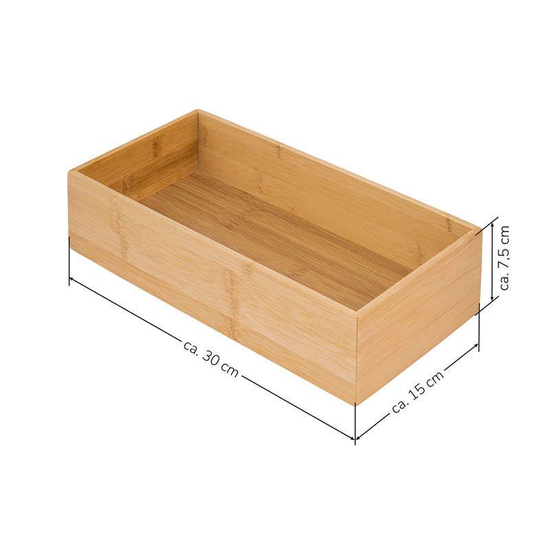 bremermann Bamboo Storage Box 30 x 7.5 x 15 cm