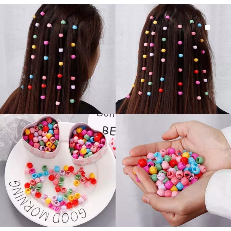 KH Tira De 10 Bolsas Piojitos Colores Cabello Broches Niña