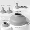 Pisol Wide Mouth Versatile Funnel, Canning Funnels for Kitchen Use,