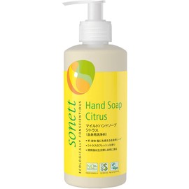 Sonett Liquid Soap, Whole Body, Organic, Citrus, Mild Hand Soap, 10.1 fl oz (300 ml)