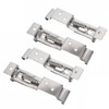 4 Pcs number plate holder for Trailers, Stainless Steel Bracket