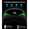 Elegamefy für Meta Quest 3/3S/2 Headstrap mit Akku, Magnetischer Akku