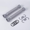iFealClear 2 Pack P-Trap Drain Pipe, Flexible Sink Drain Pipe