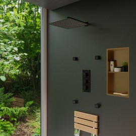 ALFI brand AB3820-BM Body Spray, Black Matte